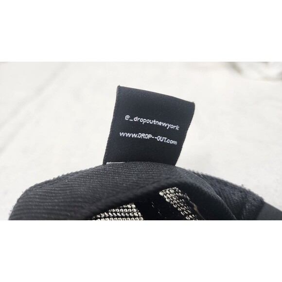 Rare DROPOUT NY" Toxic (Black×White) Cap Made In Japan - Picture 7 of 9